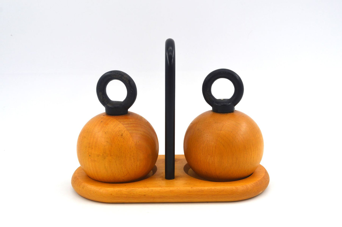 MCM Bodum Denmark kugelförmige Salz und Pfeffer Mühlen 1980s Richard Nissen Danish Modern Designklassiker - dänisches Vintage Design (Kopie)