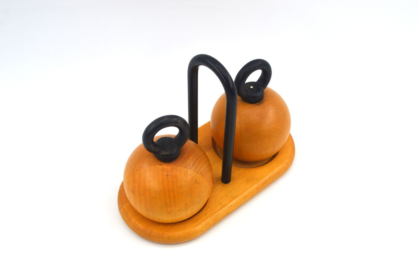 MCM Bodum Denmark kugelförmige Salz und Pfeffer Mühlen 1980s Richard Nissen Danish Modern Designklassiker - dänisches Vintage Design (Kopie)