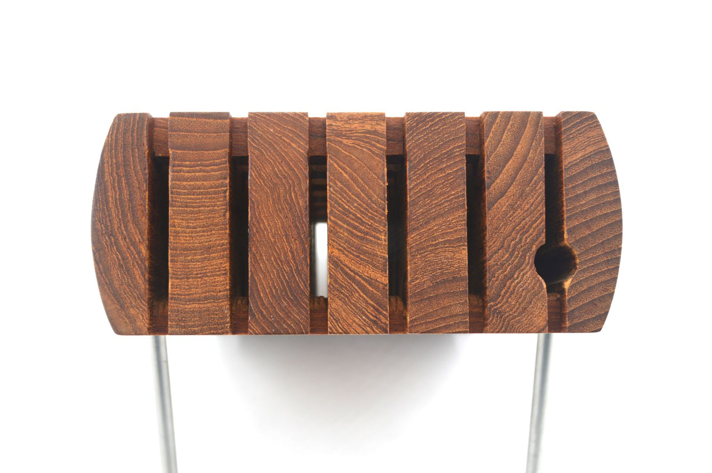 Seltener Mid-Century Trip Trap Danmark Design Teakholz Messerblock  1970s Danish Modern Design – zeitgenössisches dänisches Vintage MCM Design