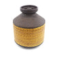 Große XL Bitossi Keramik Vase 309/26 Rimini Gelb Design Aldo Londi Mid-Century Modern Design mit seltener gelber Glasur 1960s italienischer Fat-Lava Designklassiker