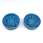 Seltener 1960s Vintage Rimini Blue Bitossi Keramik Aschenbecher 87-62 Design Aldo Londi Mid-Century Modern Design - blauer Fat-Lava Designklassiker