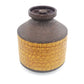 Große XL Bitossi Keramik Vase 309/26 Rimini Gelb Design Aldo Londi Mid-Century Modern Design mit seltener gelber Glasur 1960s italienischer Fat-Lava Designklassiker