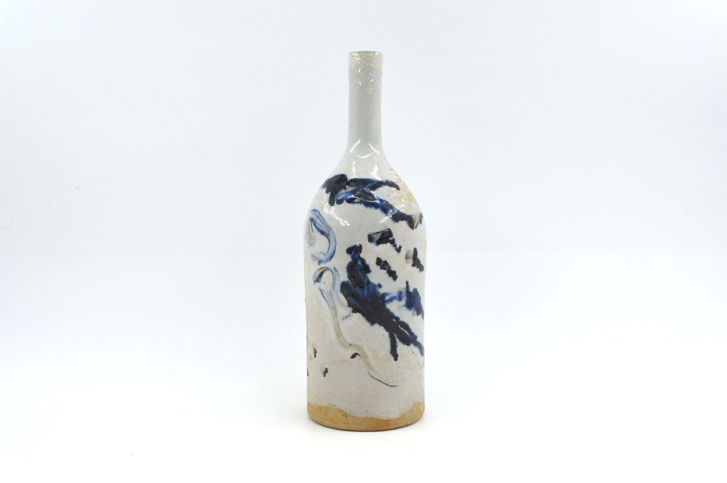 Mid-Century Conny Walther Dänemark zeitgenössische moderne Studiokeramik Vase - 1960er Jahre dänische modernistische Studiokeramik