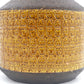 Große XL Bitossi Keramik Vase 309/26 Rimini Gelb Design Aldo Londi Mid-Century Modern Design mit seltener gelber Glasur 1960s italienischer Fat-Lava Designklassiker