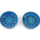Seltener 1960s Vintage Rimini Blue Bitossi Keramik Aschenbecher 87-62 Design Aldo Londi Mid-Century Modern Design - blauer Fat-Lava Designklassiker