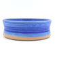 Extrem seltene blaue Tue Poulsen Denmark Schale brutalistische dänische Studiokeramik 1960s Danish Mid-Century Modern Design