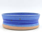 Extrem seltene blaue Tue Poulsen Denmark Schale brutalistische dänische Studiokeramik 1960s Danish Mid-Century Modern Design