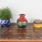 WGP Dümler & Breiden Keramik Fat Lava Vase 665/16 1970s Popart Design