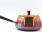 Original 1980s Vintage Spring Culinox Kupfer Fondue Set mit Originalverpackung mit Fondue Topf, Fonduegabeln, Brenner und Ständer, Mid-Century Schweizer Design Fondue