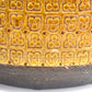 Große XL Bitossi Keramik Vase 309/26 Rimini Gelb Design Aldo Londi Mid-Century Modern Design mit seltener gelber Glasur 1960s italienischer Fat-Lava Designklassiker