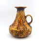 Seltene große Vintage Jopeko 2014/25 Keramik Vase mit außergewöhnlicher gelber Fat-Lava Glasur – Mid-Century Modern WGP Design Keramikvase