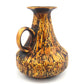 Seltene große Vintage Jopeko 2014/25 Keramik Vase mit außergewöhnlicher gelber Fat-Lava Glasur – Mid-Century Modern WGP Design Keramikvase