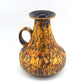 Seltene große Vintage Jopeko 2014/25 Keramik Vase mit außergewöhnlicher gelber Fat-Lava Glasur – Mid-Century Modern WGP Design Keramikvase