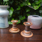 Seltene brutalistische Tue Poulsen Denmark Vintage Kerzenhalter Studiokeramik dänische Kunstkeramik 1960s Vintage Danish MCM Design