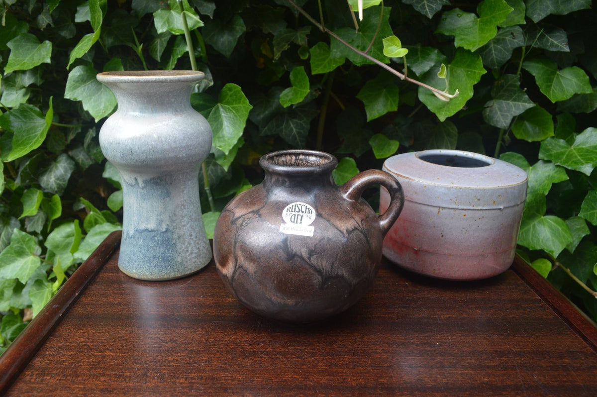 WGP Ruscha Art ceramic vase 318-1 1960s Fat Lava/ Popart
