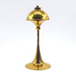 Mid-Century Modern Design Hejl Danmark tulpenförmige Messing Petroleumlampen 1960s Danish Modern Design Handmade in Danmark