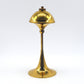 Mid-Century Modern Design Hejl Danmark tulpenförmige Messing Petroleumlampen 1960s Danish Modern Design Handmade in Danmark
