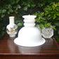 Mid-Century Modern Holmegaard Danmark Kropendel Hängelampe aus Opal-Glas Sidse Werner Design 1981 - MCM Danish Modern Designklassiker
