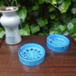 Seltener 1960s Vintage Rimini Blue Bitossi Keramik Aschenbecher 87-62 Design Aldo Londi Mid-Century Modern Design - blauer Fat-Lava Designklassiker