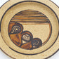 Mid-Century Modern Bente Jessen Danmark Kunstkeramik Schale 1970s Dänemark Studiokeramik Danish Design