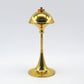 Mid-Century Modern Design Hejl Danmark tulpenförmige Messing Petroleumlampen 1960s Danish Modern Design Handmade in Danmark