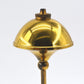 Mid-Century Modern Design Hejl Danmark tulpenförmige Messing Petroleumlampen 1960s Danish Modern Design Handmade in Danmark