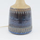 Svend Hermansen Keramik Tischlampe für Søholm Stentøj Danmark 1960s Danish Modern Design dänische Mid-Century Kunstkeramik