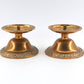 A. Larsen Gørtler Hjørring Danmark Messing Kerzenhalter skulpturales Mid-Century Modern Design 1960s Danish Modern Design Handmade