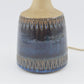 Svend Hermansen Keramik Tischlampe für Søholm Stentøj Danmark 1960s Danish Modern Design dänische Mid-Century Kunstkeramik