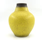 Große gelbe WGP Fat-Lava Vase 1123-27 – Jasba Keramik Design 1960s West German mit seltener gelber Fat-Lava Design