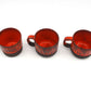 Mid-Century Karlslunde Dänemark Studiokeramik Geschirrset 1970s Fat-Lava Danish Design