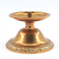 A. Larsen Gørtler Hjørring Danmark Messing Kerzenhalter skulpturales Mid-Century Modern Design 1960s Danish Modern Design Handmade