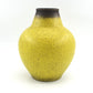 Große gelbe WGP Fat-Lava Vase 1123-27 – Jasba Keramik Design 1960s West German mit seltener gelber Fat-Lava Design