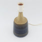 Svend Hermansen Keramik Tischlampe für Søholm Stentøj Danmark 1960s Danish Modern Design dänische Mid-Century Kunstkeramik