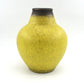 Große gelbe WGP Fat-Lava Vase 1123-27 – Jasba Keramik Design 1960s West German mit seltener gelber Fat-Lava Design