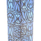 Vintage Royal Copenhagen Nils Thorsson Baca Fajance Vase 704/3259 im seltenen blau-schwarzen Design 1970s Mid-Century Danish Modern Design