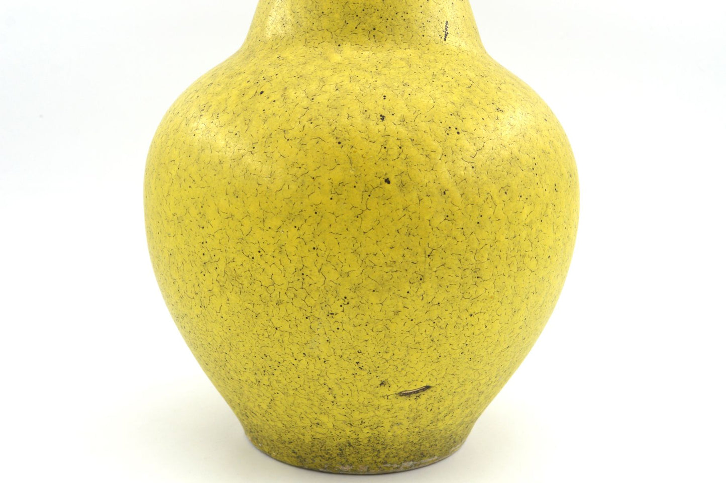 Große gelbe WGP Fat-Lava Vase 1123-27 – Jasba Keramik Design 1960s West German mit seltener gelber Fat-Lava Design