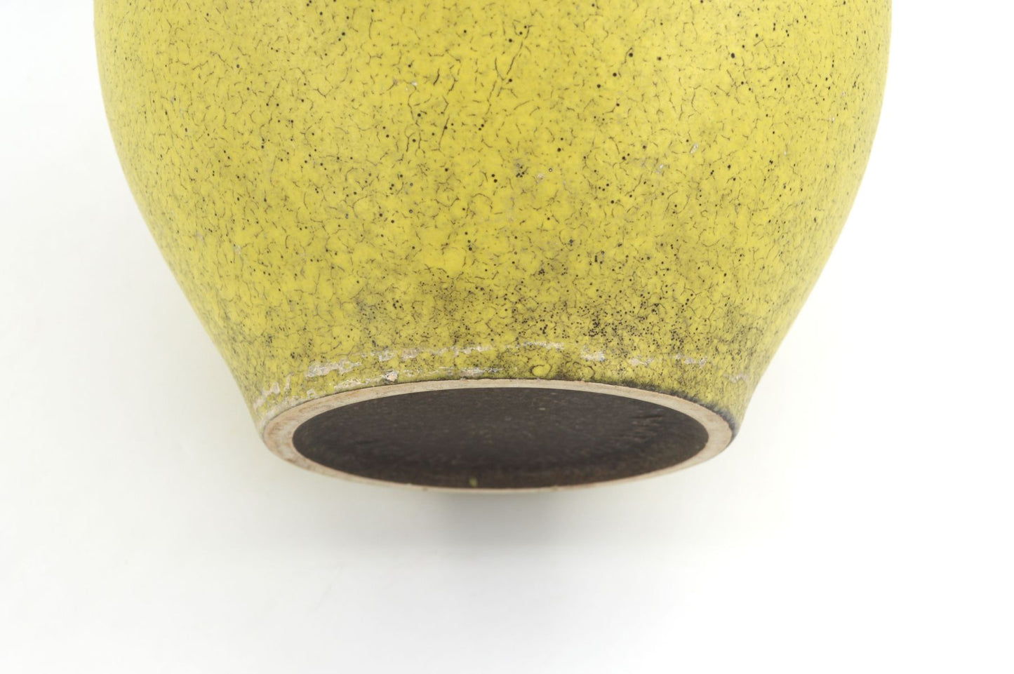 Große gelbe WGP Fat-Lava Vase 1123-27 – Jasba Keramik Design 1960s West German mit seltener gelber Fat-Lava Design
