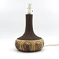 Unique Demstrup ceramic lamp Ib Oluf Hansen 1970s brutalist Danish design