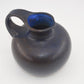Vintage 1960s Keramik Vase blue Fat-Lava Glasur WGP Pop-Art Design