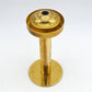 Original Hans Agne Jakobsson Markaryd Design Kerzenhalter L102/32 1960s Schwedischer Design Designklassiker aus Messing mit Glaslampenschirm