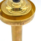 Original Hans Agne Jakobsson Markaryd Design Kerzenhalter L102/32 1960s Schwedischer Design Designklassiker aus Messing mit Glaslampenschirm