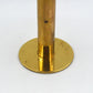 Original Hans Agne Jakobsson Markaryd Design Kerzenhalter L102/32 1960s Schwedischer Design Designklassiker aus Messing mit Glaslampenschirm