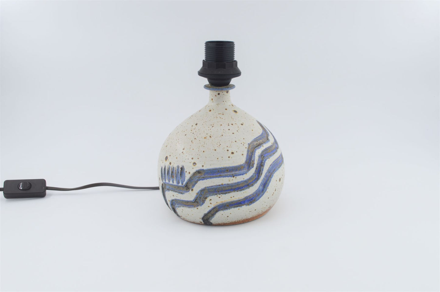 Henning Rasmussen Ting Keramik Følle Studiokeramik Tischlampe 1970s Mid-Century Desing Denmark