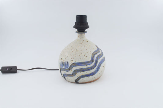 Henning Rasmussen Ting Keramik Følle Studiokeramik Tischlampe 1970s Mid-Century Desing Denmark