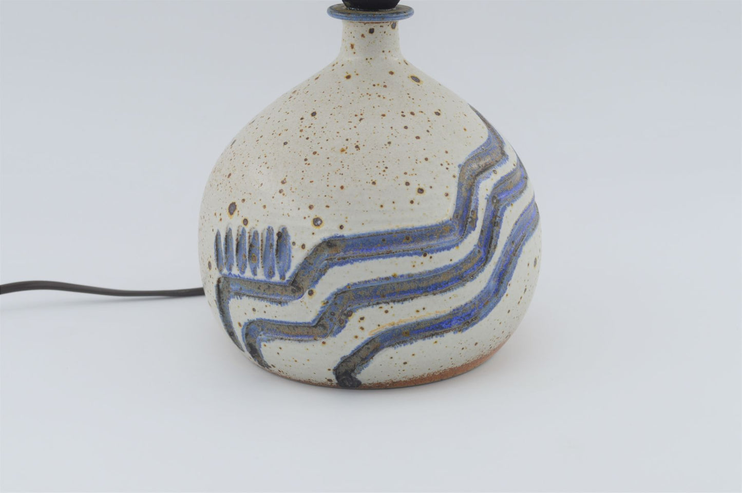Henning Rasmussen Ting Keramik Følle Studiokeramik Tischlampe 1970s Mid-Century Desing Denmark