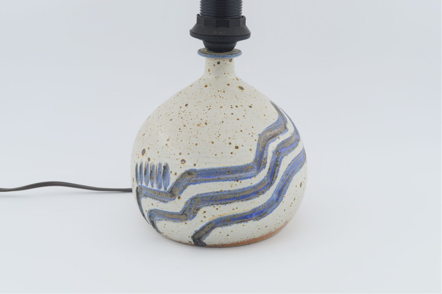 Henning Rasmussen Ting Keramik Følle Studiokeramik Tischlampe 1970s Mid-Century Desing Denmark