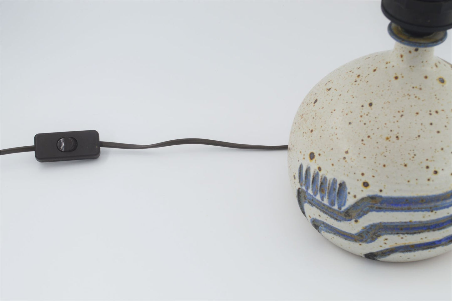 Henning Rasmussen Ting Keramik Følle Studiokeramik Tischlampe 1970s Mid-Century Desing Denmark