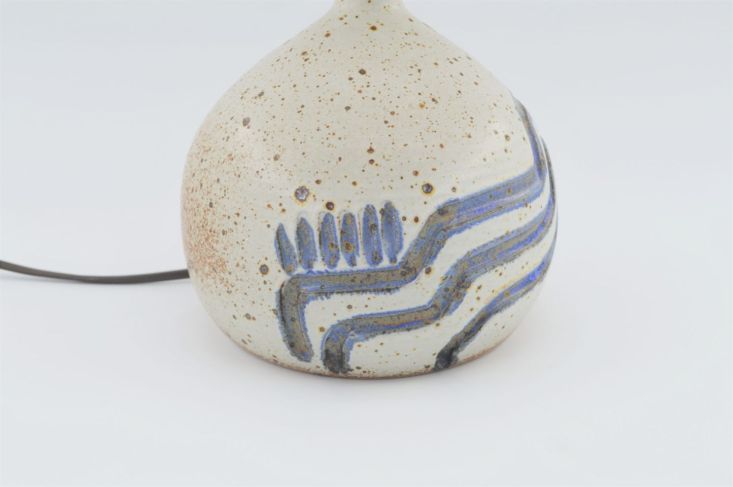 Henning Rasmussen Ting Keramik Følle Studiokeramik Tischlampe 1970s Mid-Century Desing Denmark