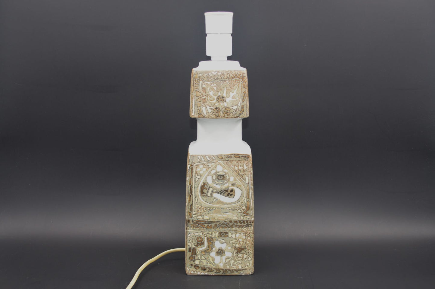 Große Vintage Fog & Mørup für Royal Copenhagen Tischlampe E 7194 Nils Thorsson Baca Design Lampe 1960s Designklassiker - Mid-Century Danish Modern Design